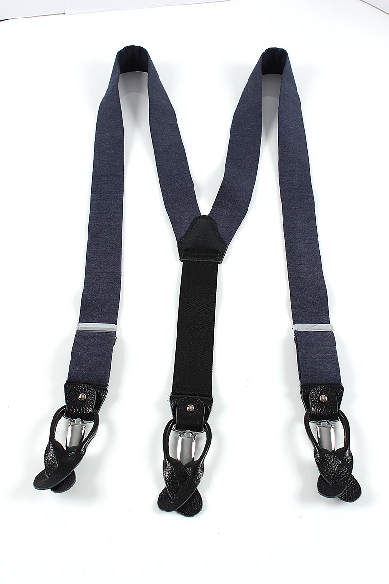 PSR-4 使用五边形面料的海军蓝色吊带[正装配饰] 山本（EXCY）