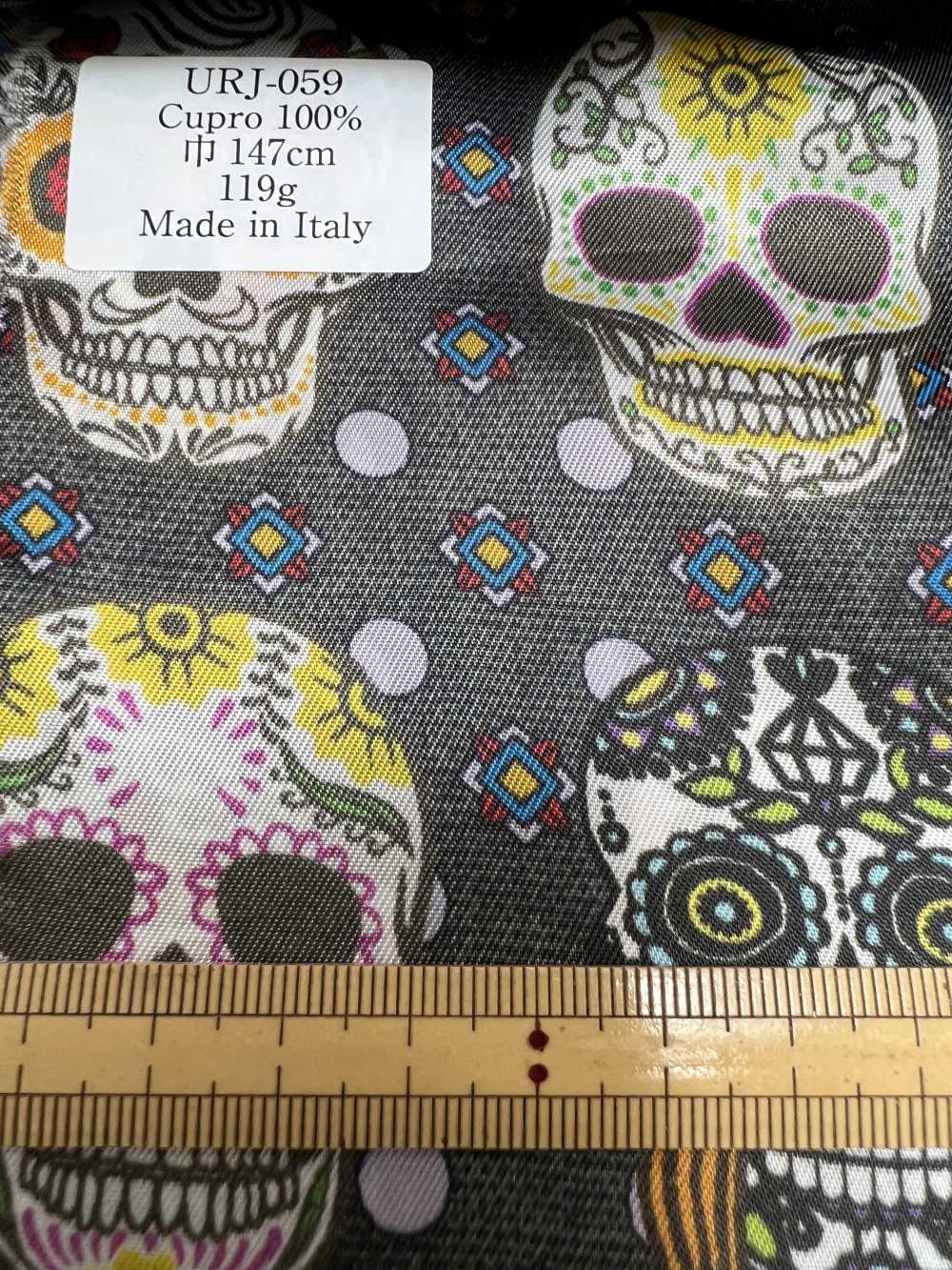 URJ-059 意大利制造 100%铜氨印花里料骷髅头设计 TCS