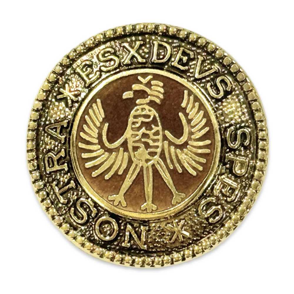 912 日本制造的西装和夹克用金色金属纽扣