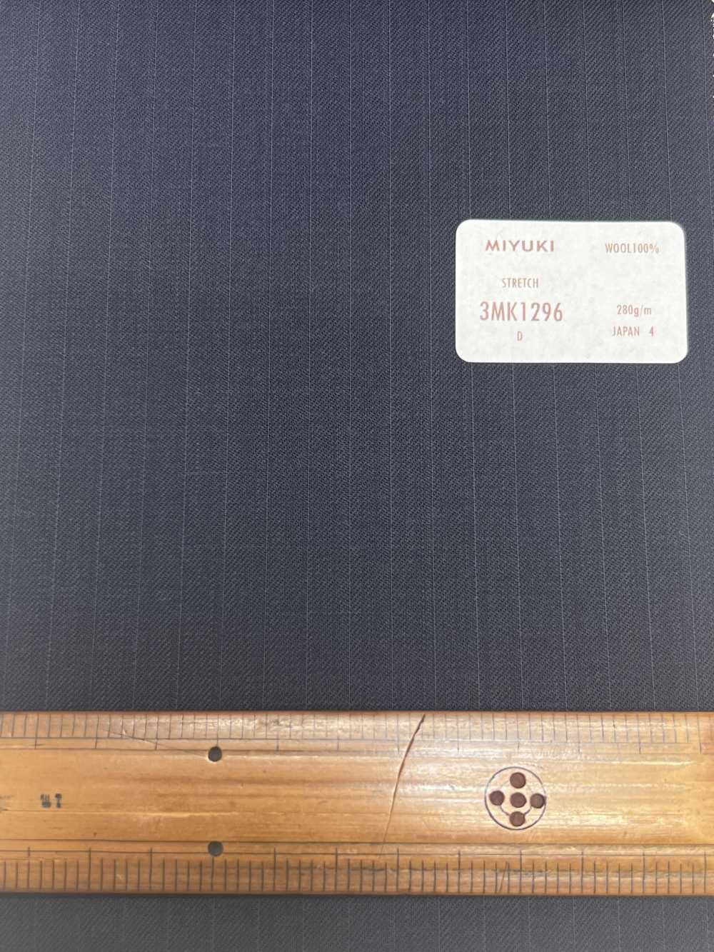 3MK1296 COMFORT LINE ACTIVA STRETCH 暗影条纹海军蓝[面料] 美雪敬织 (Miyuki)