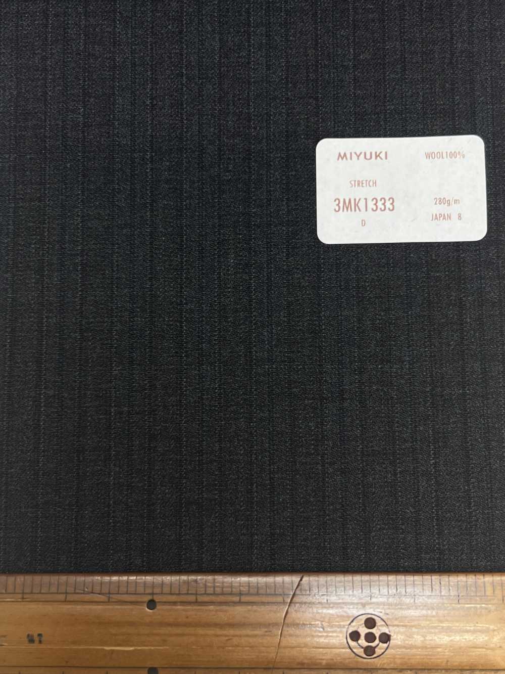 3MK1333 COMFORT LINE ACTIVA STRETCH 炭灰色[面料] 美雪敬织 (Miyuki)