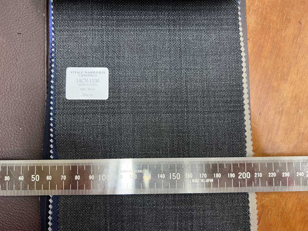 14CN-1536 CANONICO MESH SUITING 深灰色风笔[面料] 佳能