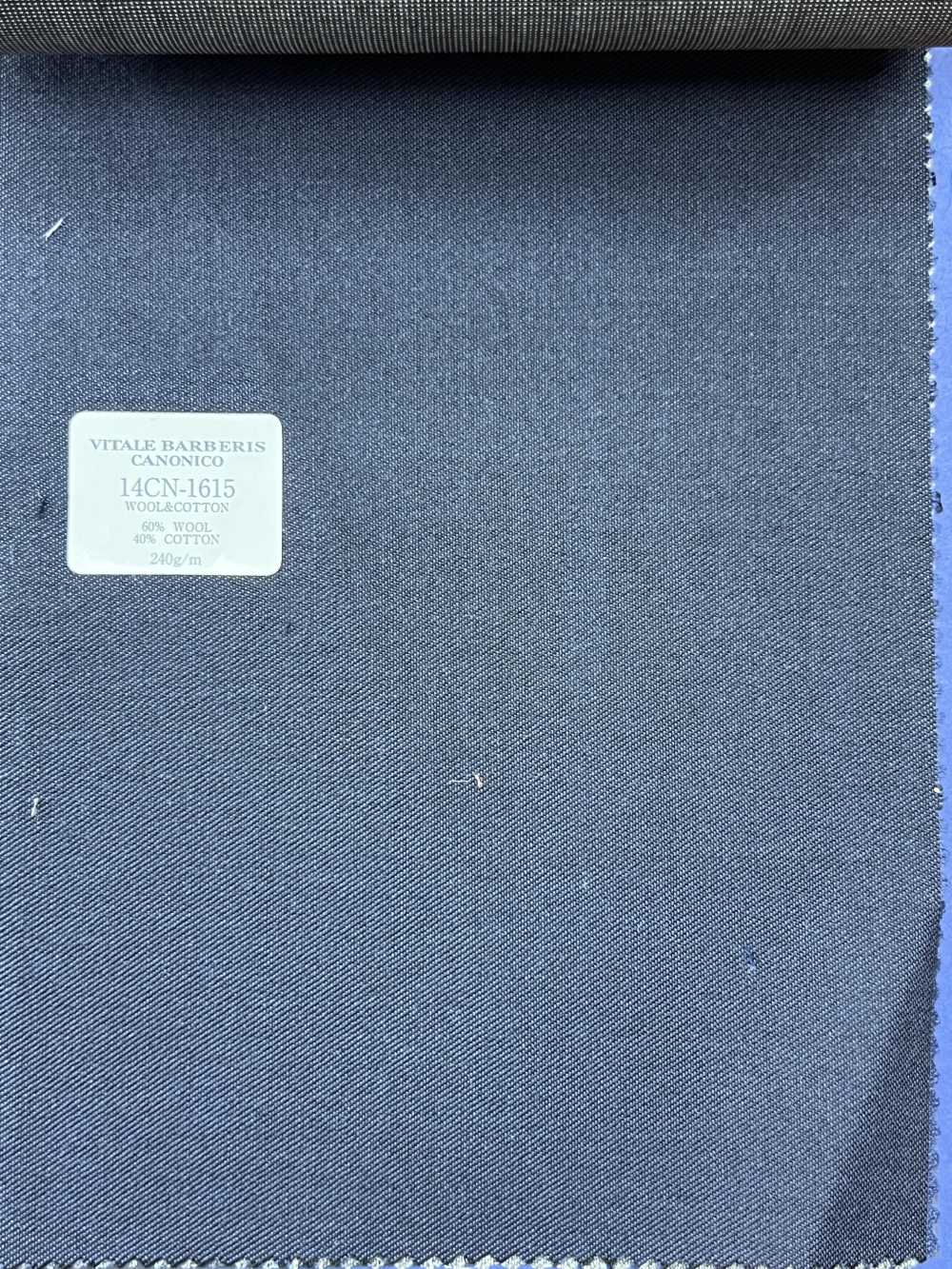 14CN1615 CANONICO WOOL&COTTON PRUNNELL"" 海军蓝纯色"[面料] 佳能