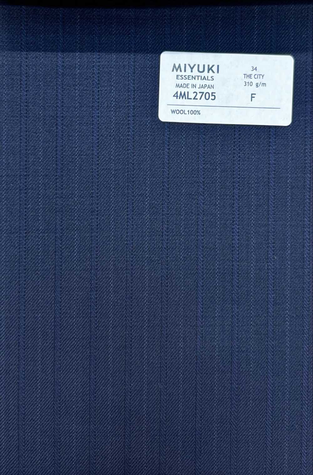 4ML2705 城市海军必需品[面料] 美雪敬织 (Miyuki)