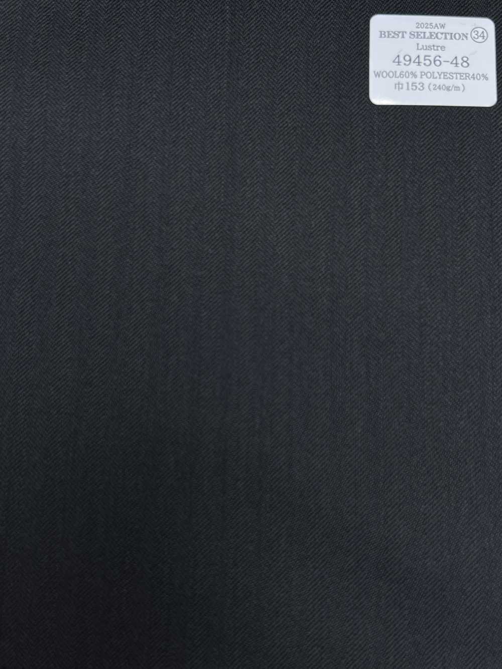 49456-48 25AW BEST SELECTION [Lustre] 光泽灰暗条纹[面料] 国岛株式会社