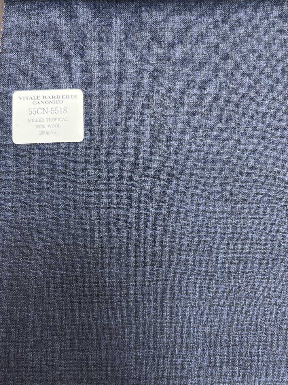 55CN5518 CANONICO MILLED TROPICAL 海军蓝格纹[面料] 佳能