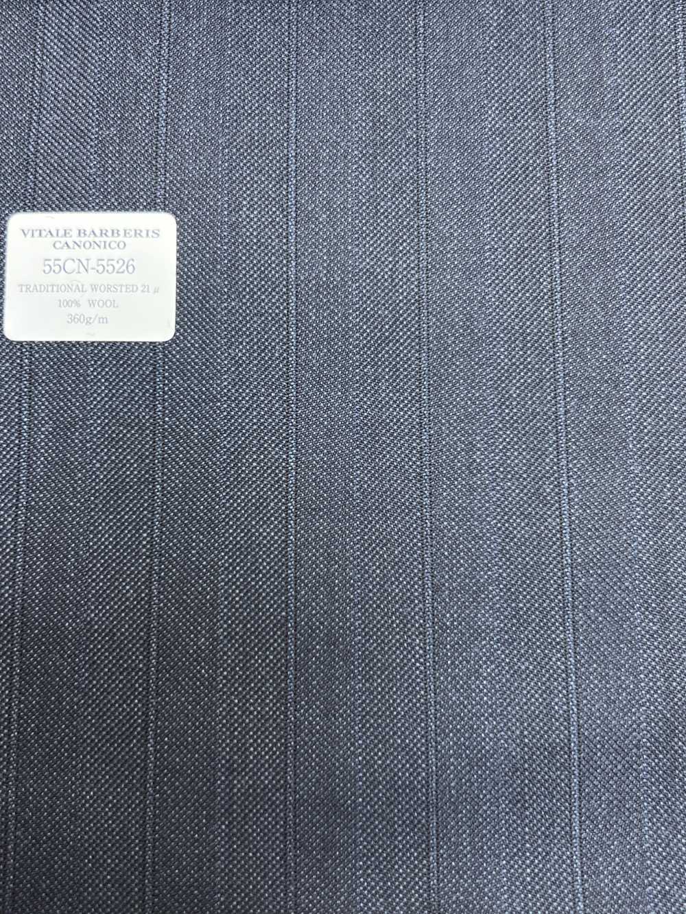 55CN5526 CANONICO 传统精纺 21μ 海军条纹[面料] 佳能