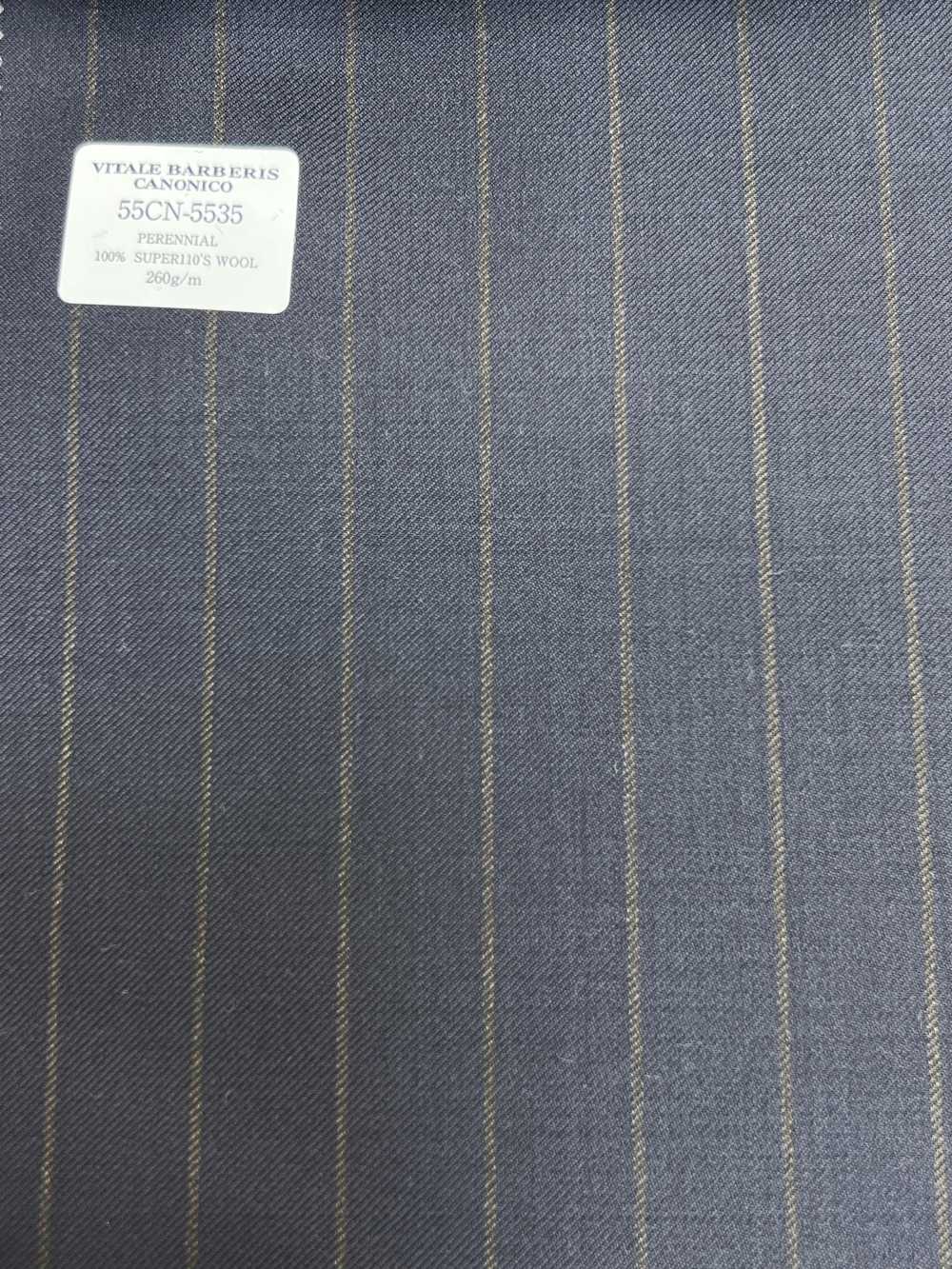 55CN5535 CANONICO PERENNIAL SUPER110'S 海军蓝条纹[面料] 佳能