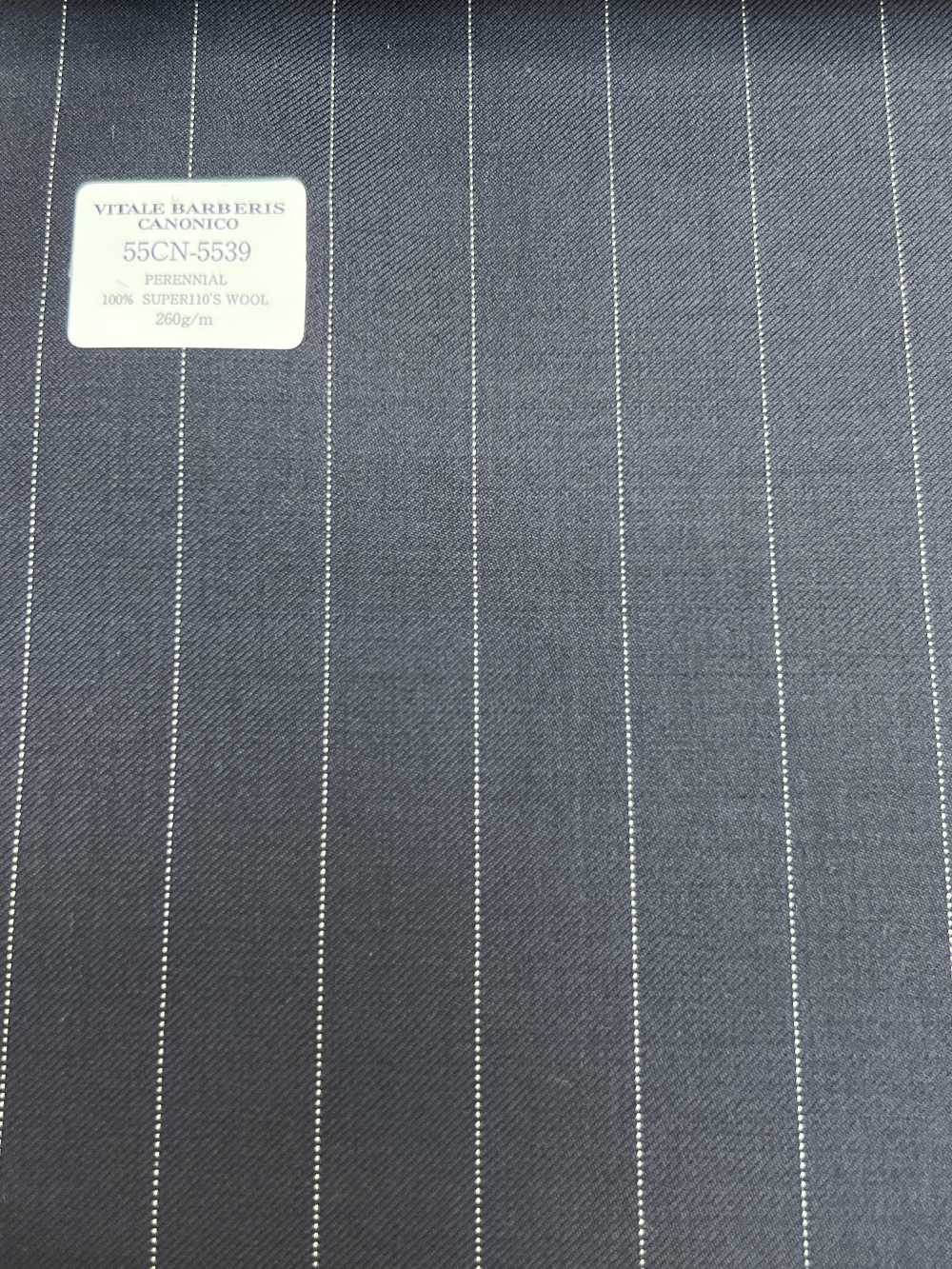 55CN5539 CANONICO PERENNIAL SUPER110'S 海军蓝条纹[面料] 佳能