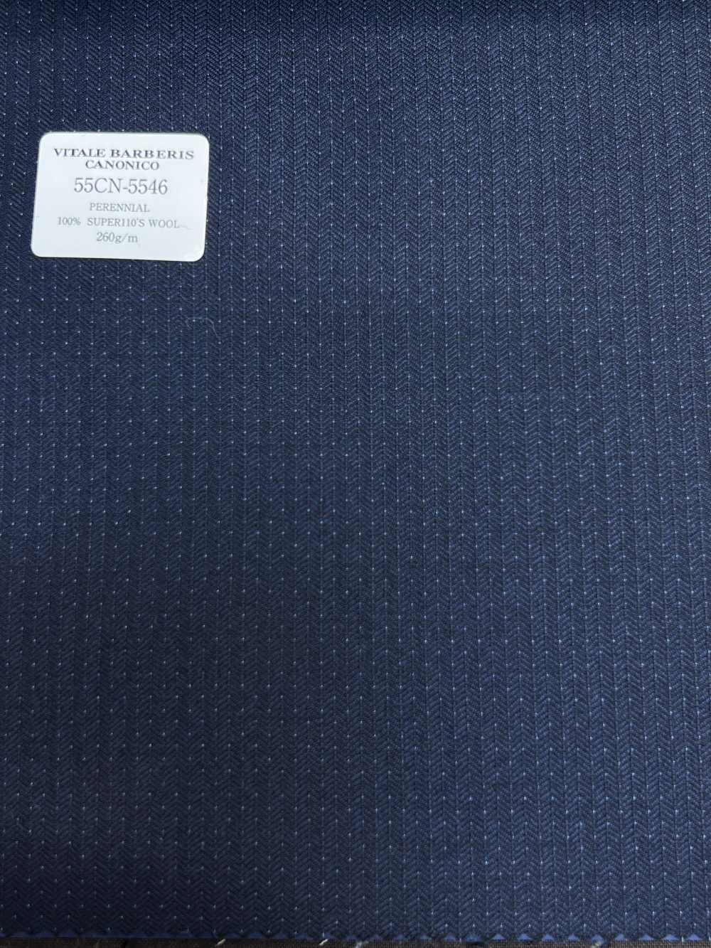 55CN5546 CANONICO PERENNIAL SUPER110'S 海军蓝针点[面料] 佳能