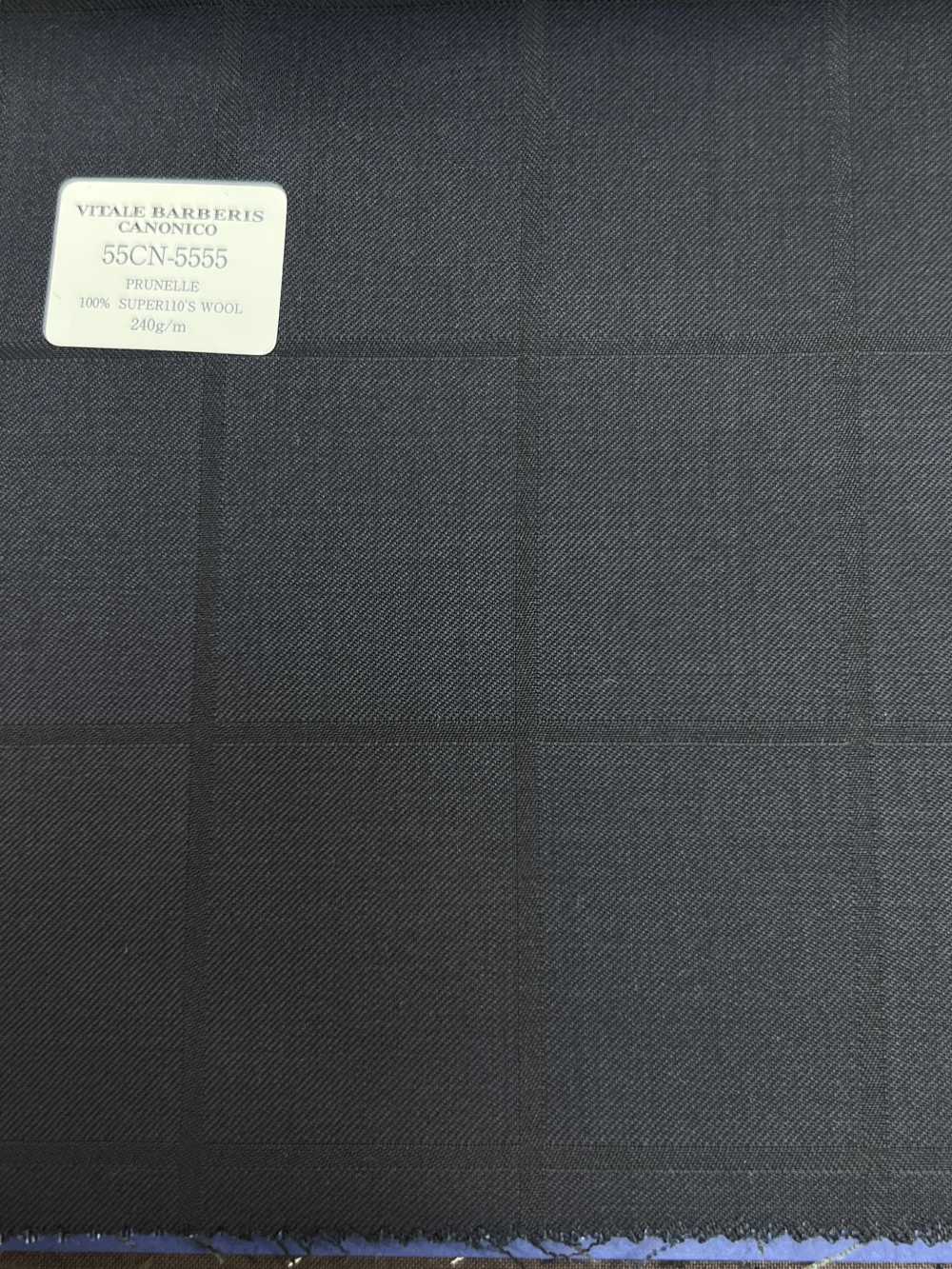 55CN5555 CANONICO PERENNIAL SUPER110'S 海军蓝阴影窗格[面料] 佳能