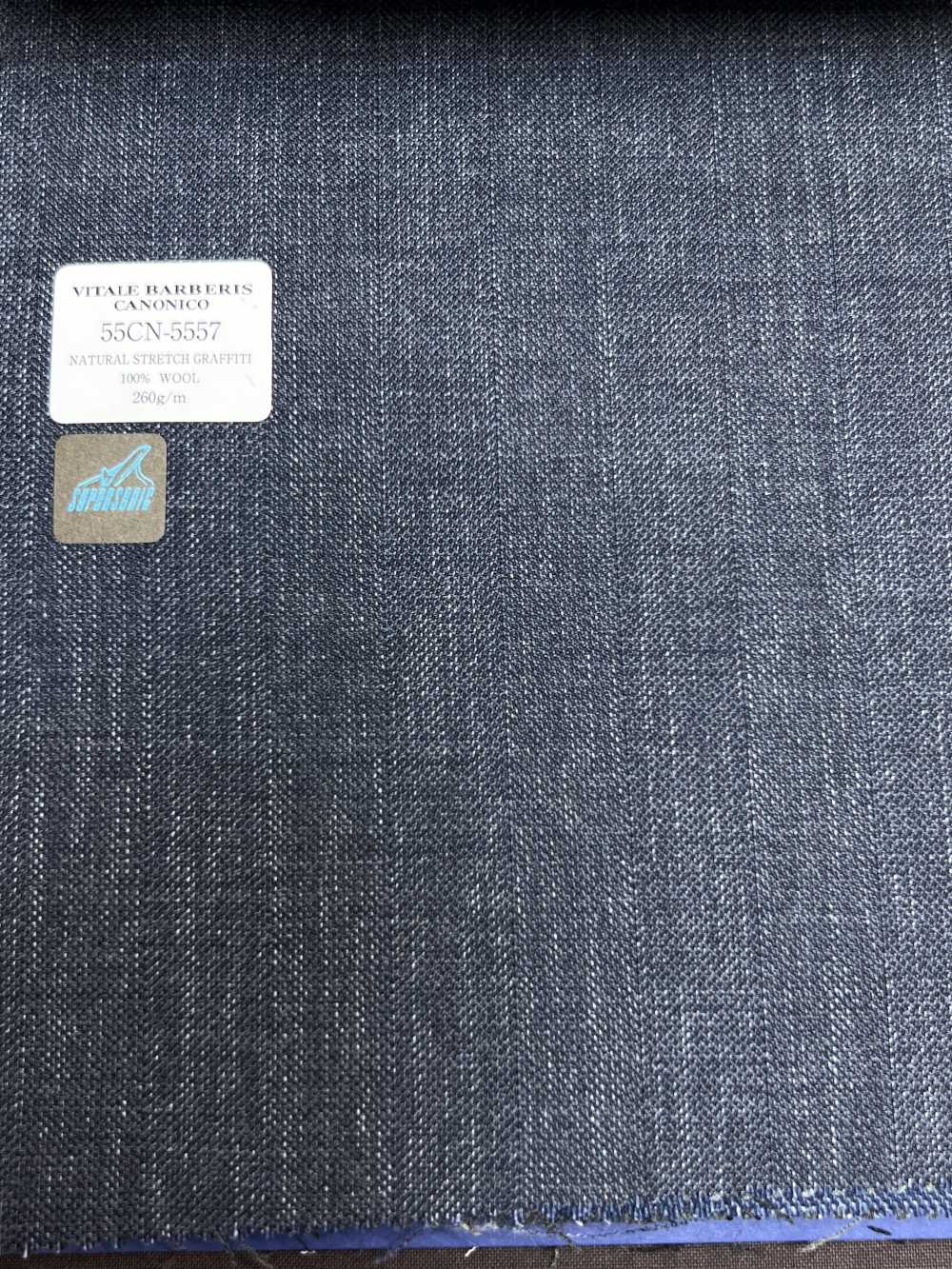 55CN5557 CANONICO 自然弹力涂鸦海军蓝混色[面料] 佳能