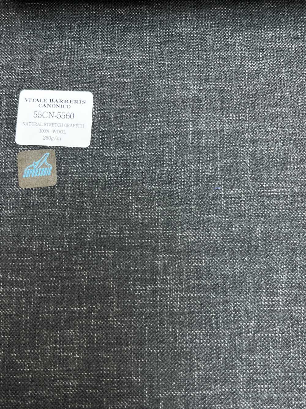 55CN5560 CANONICO 自然弹力涂鸦橄榄色混色[面料] 佳能