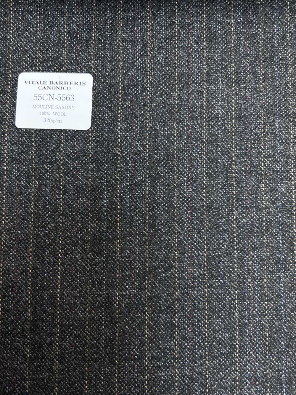 55CN5563 CANONICO MOULINE' SAXONY 灰色条纹[面料] 佳能