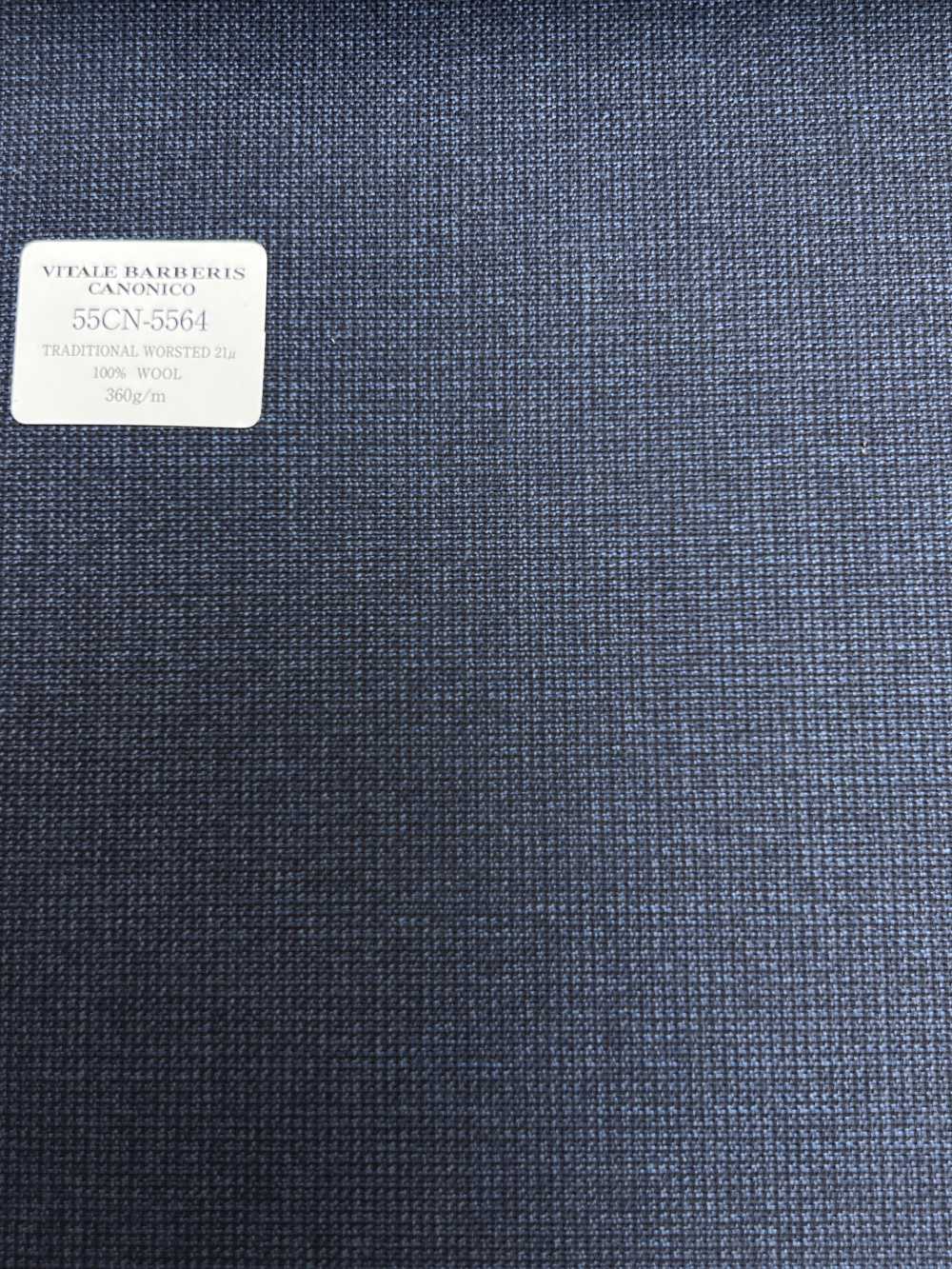 55CN5564 CANONICO 传统精纺 21μ 海军蓝微格纹[面料] 佳能