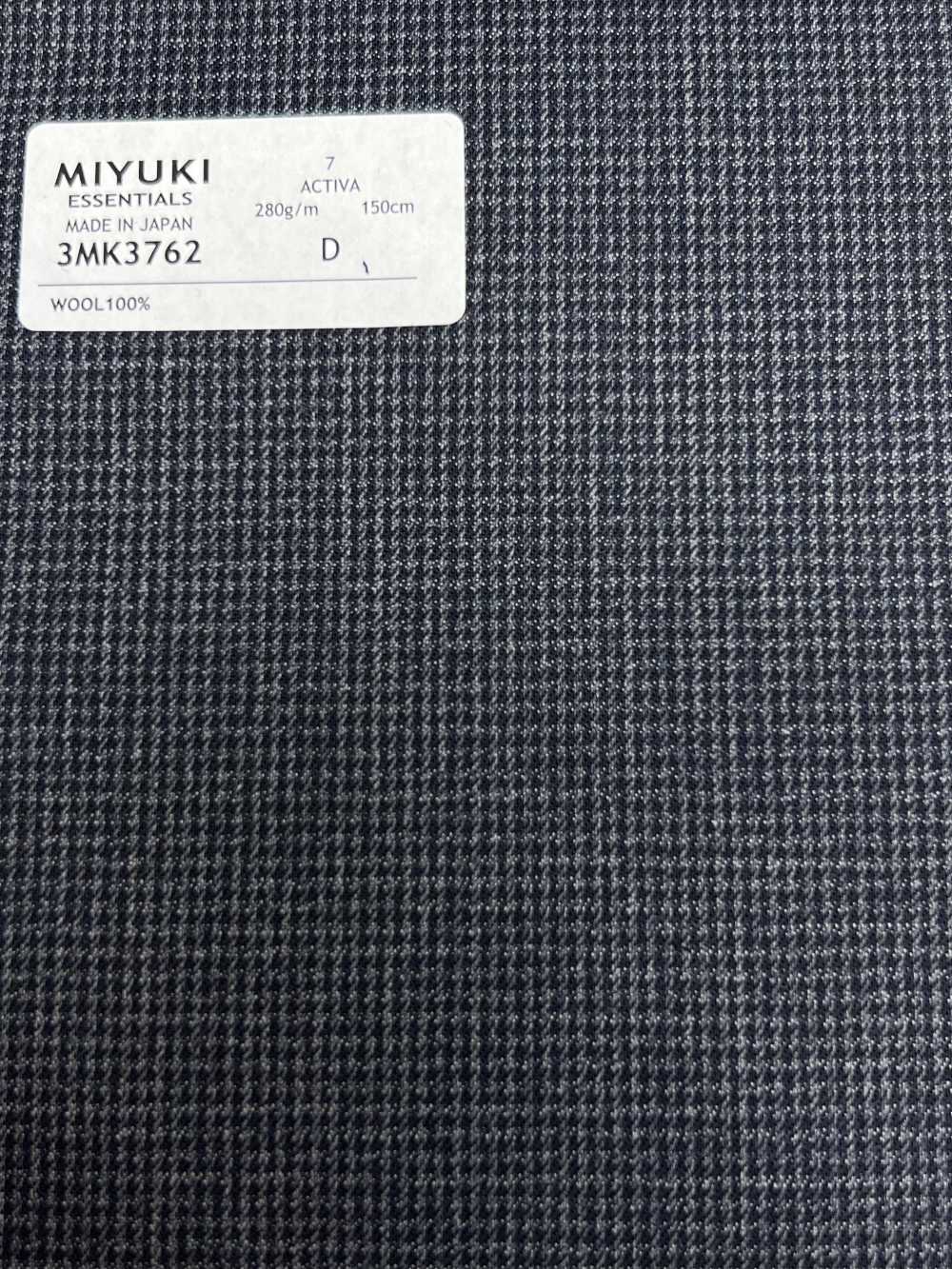 3MK3762 25AW ACTIVA格纹蓝灰色[面料] 美雪毛纺厂