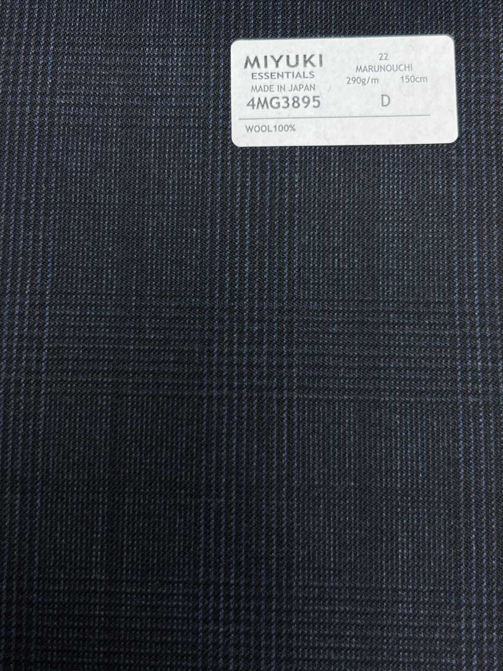 4MG3895 25AW MARUNOUCHI格纹海军蓝[面料] 美雪毛纺厂