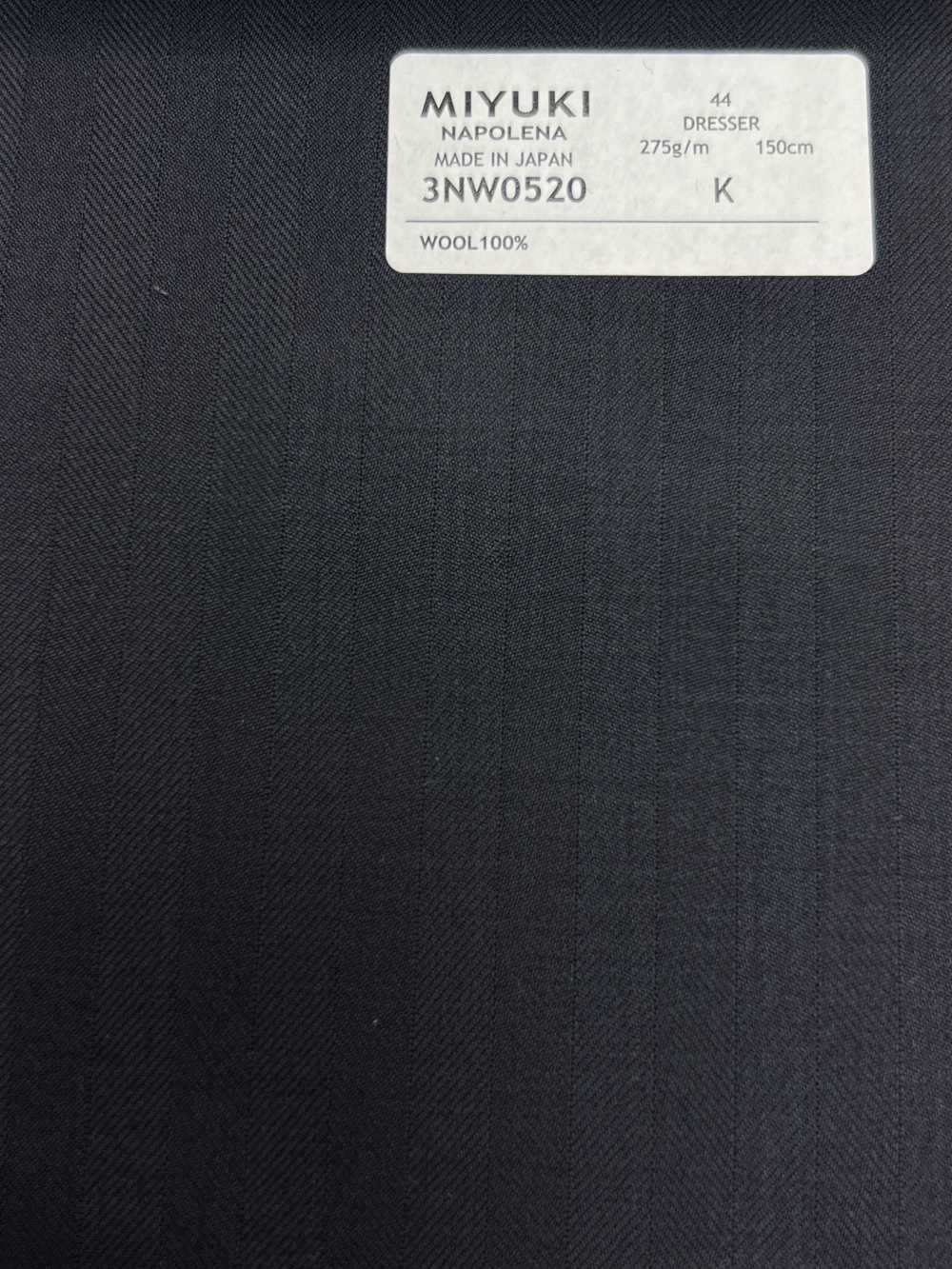 3NW0520 25AW NAPOLENA DRESSER(拿破仑·德莱瑟)人字纹海军蓝[面料] 美雪毛纺厂
