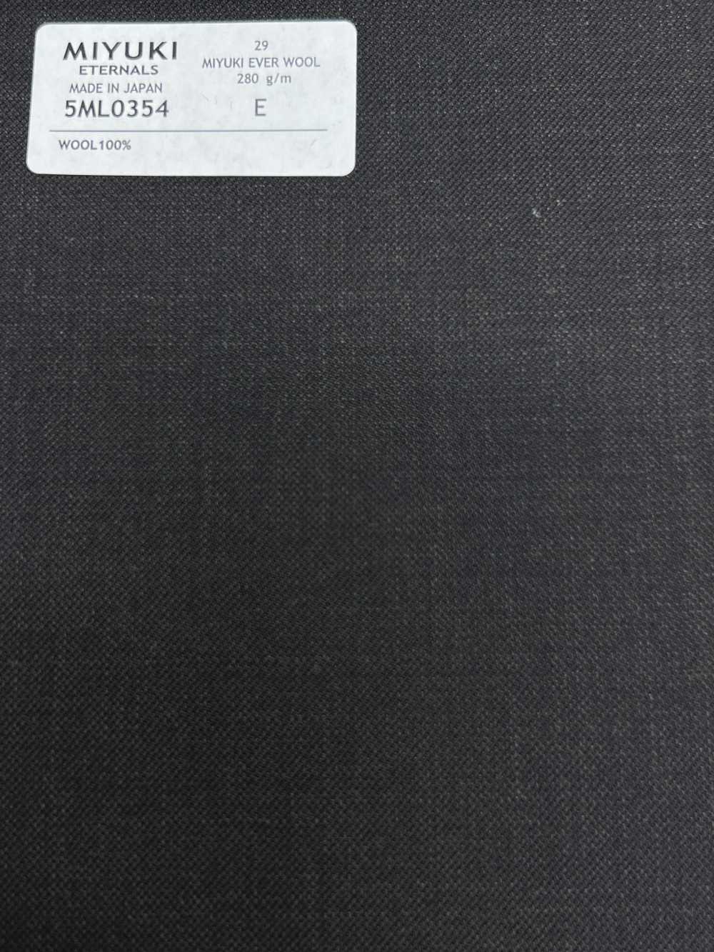 5ML0354 MIYUKI EVER WOOL（Miyuki Everwool）纯色棕色[面料] 美雪毛纺厂