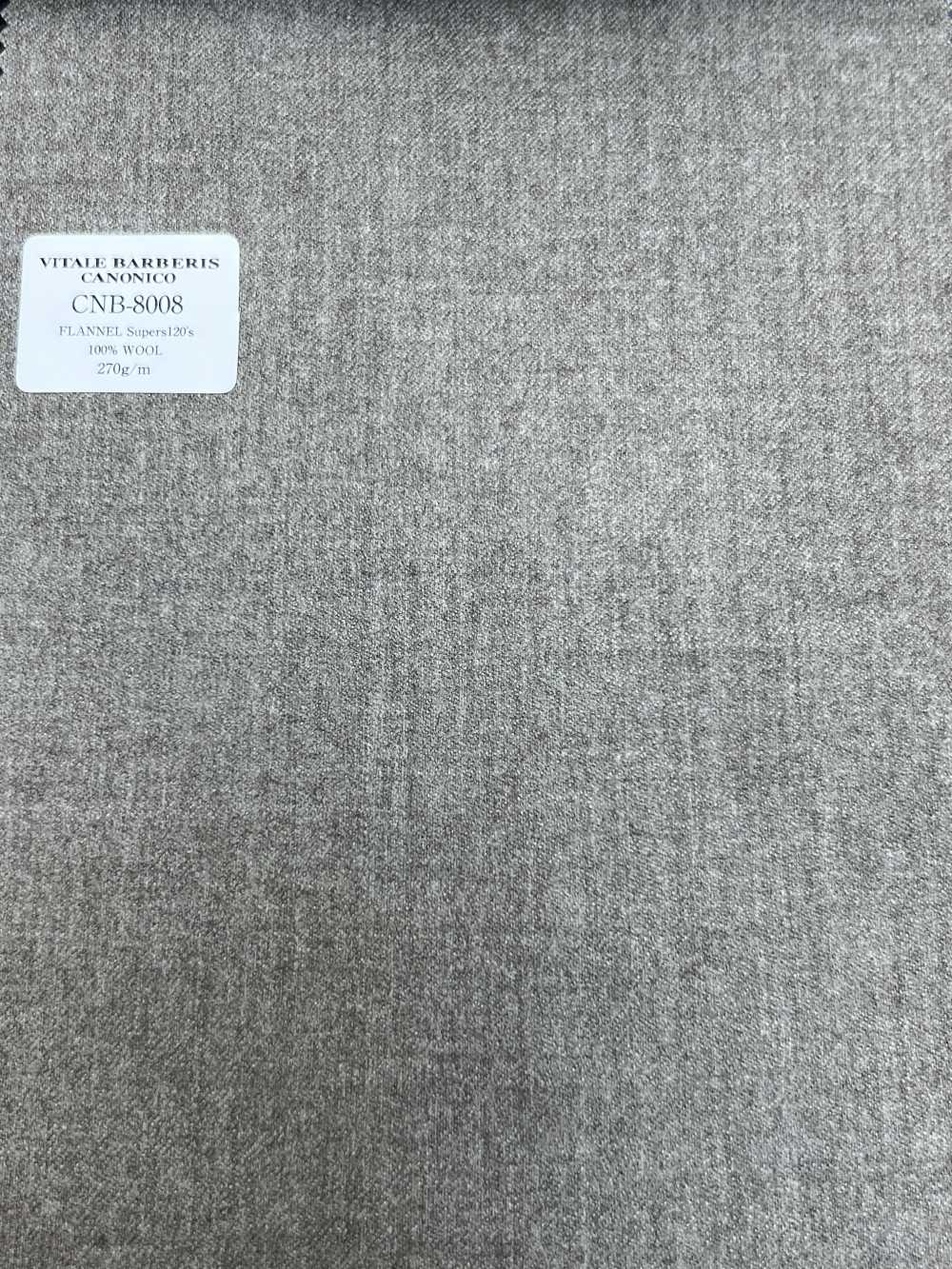 CNB8008 CANONICO经典款法兰绒 Super 120's 米色纯色[面料] 佳能