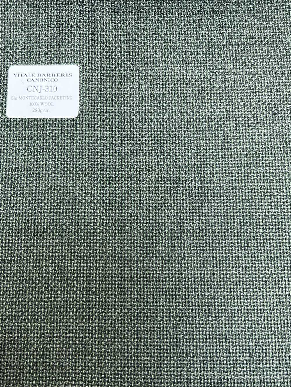 CNJ310 CANONICO 经典款 21μ Montecarlo 夹克，粗麻布，纯纯色[面料] 佳能