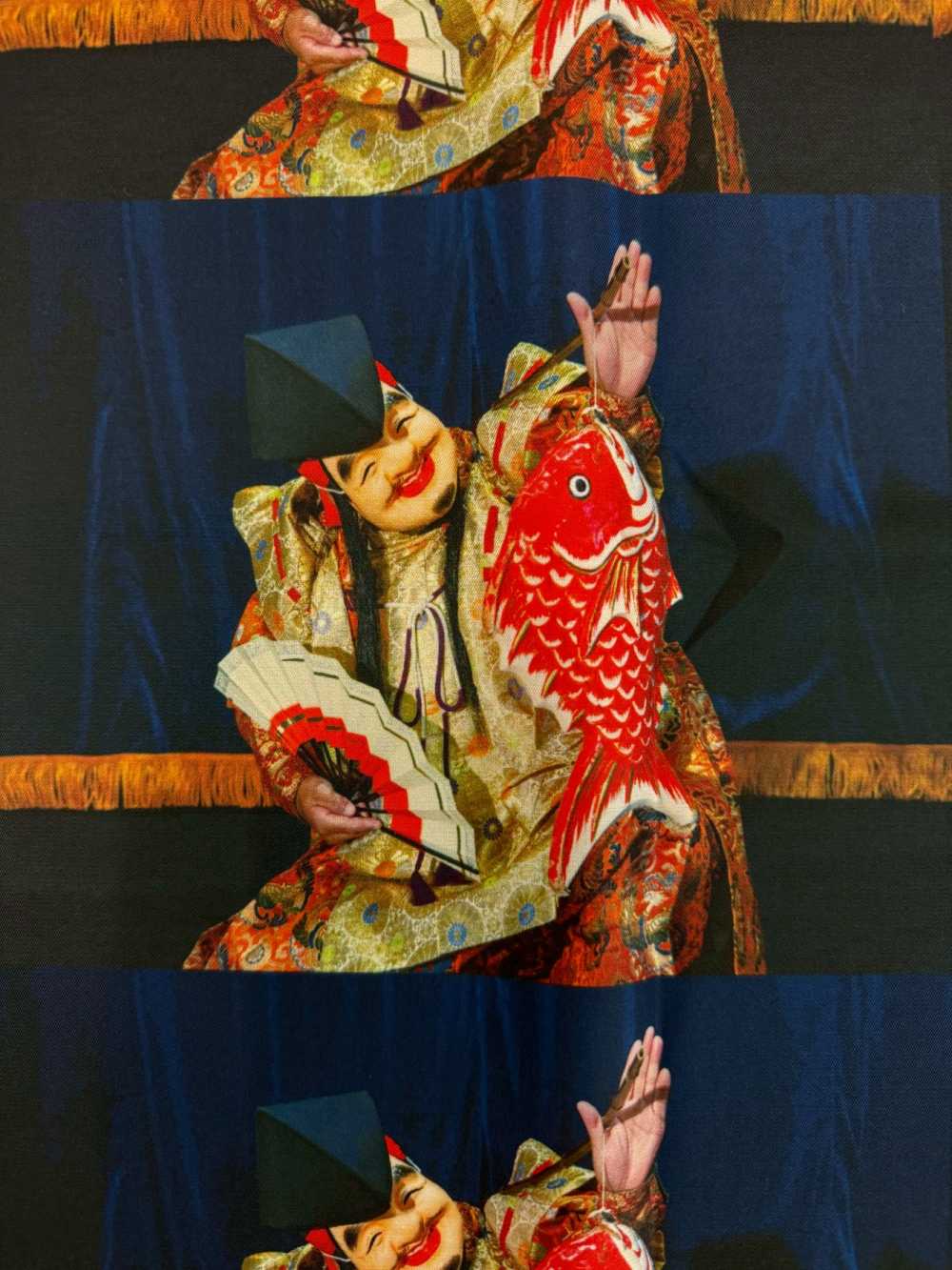 TPT1003 Iwami Kagura 印花里料重复图案