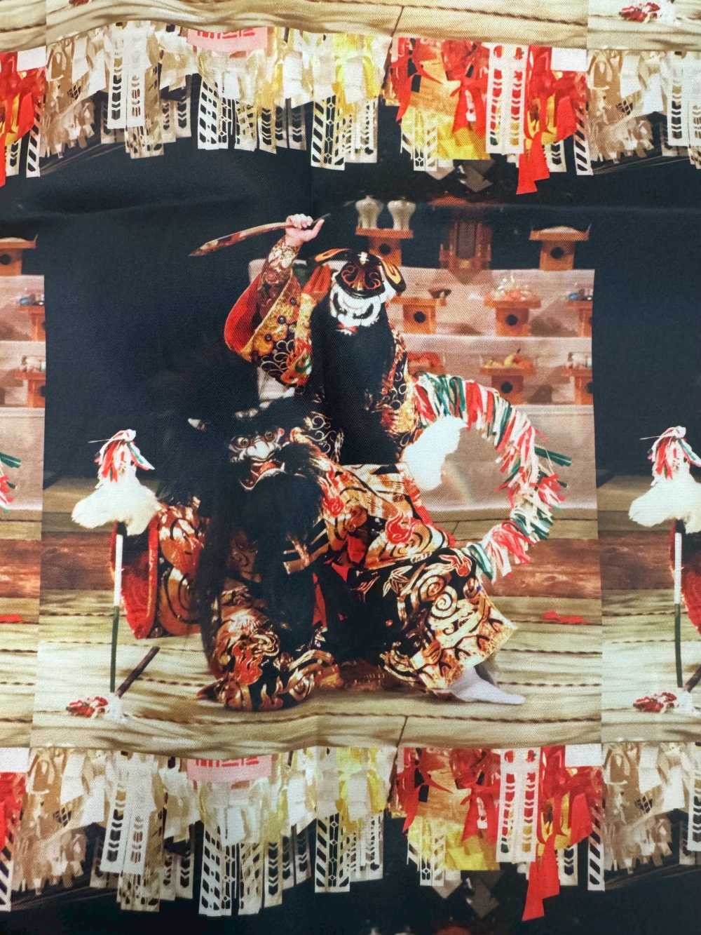 TPT1004 Iwami Kagura 印花里料重复图案