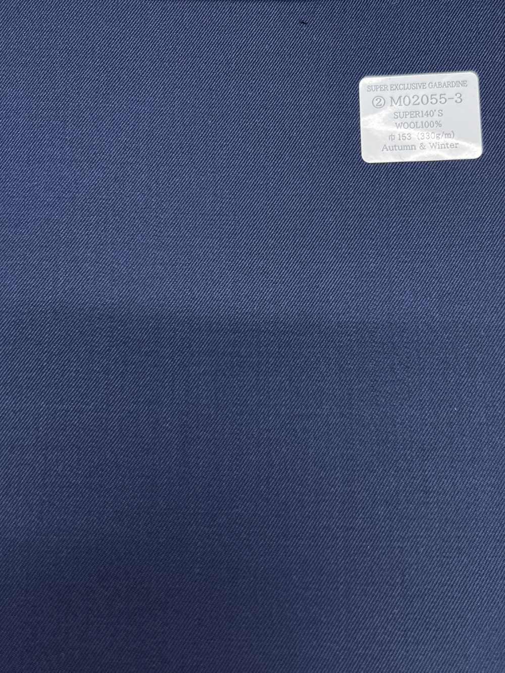 M02055-3 KUNISHIMA1850 专属系列 【SUPER EXCLUSIVE GABARDINE】 蓝色 纯色[面料] 国岛株式会社