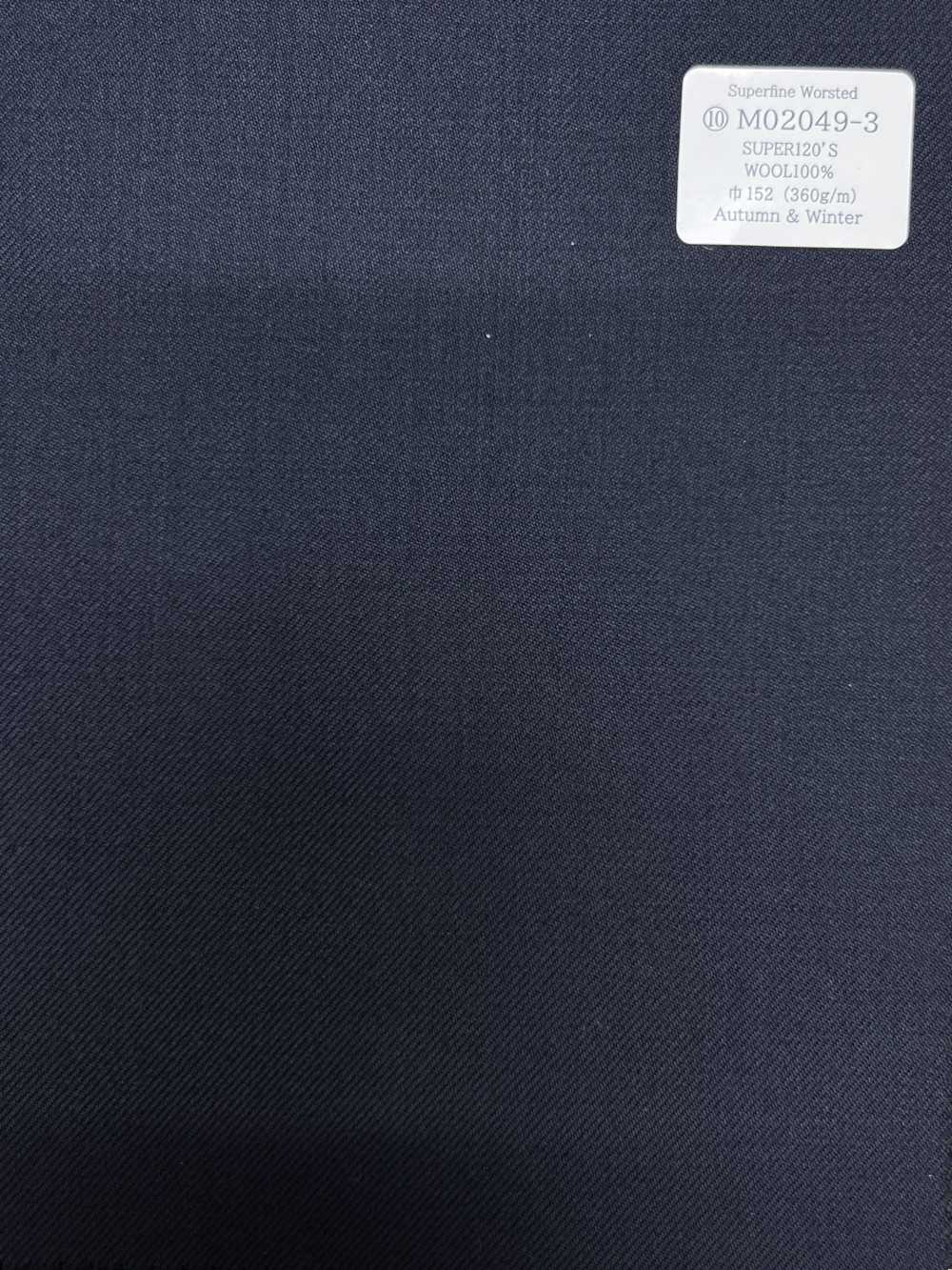 M02049-3 KUNISHIMA1850 独家系列【超细精纺】海军蓝纯色[面料] 国岛株式会社