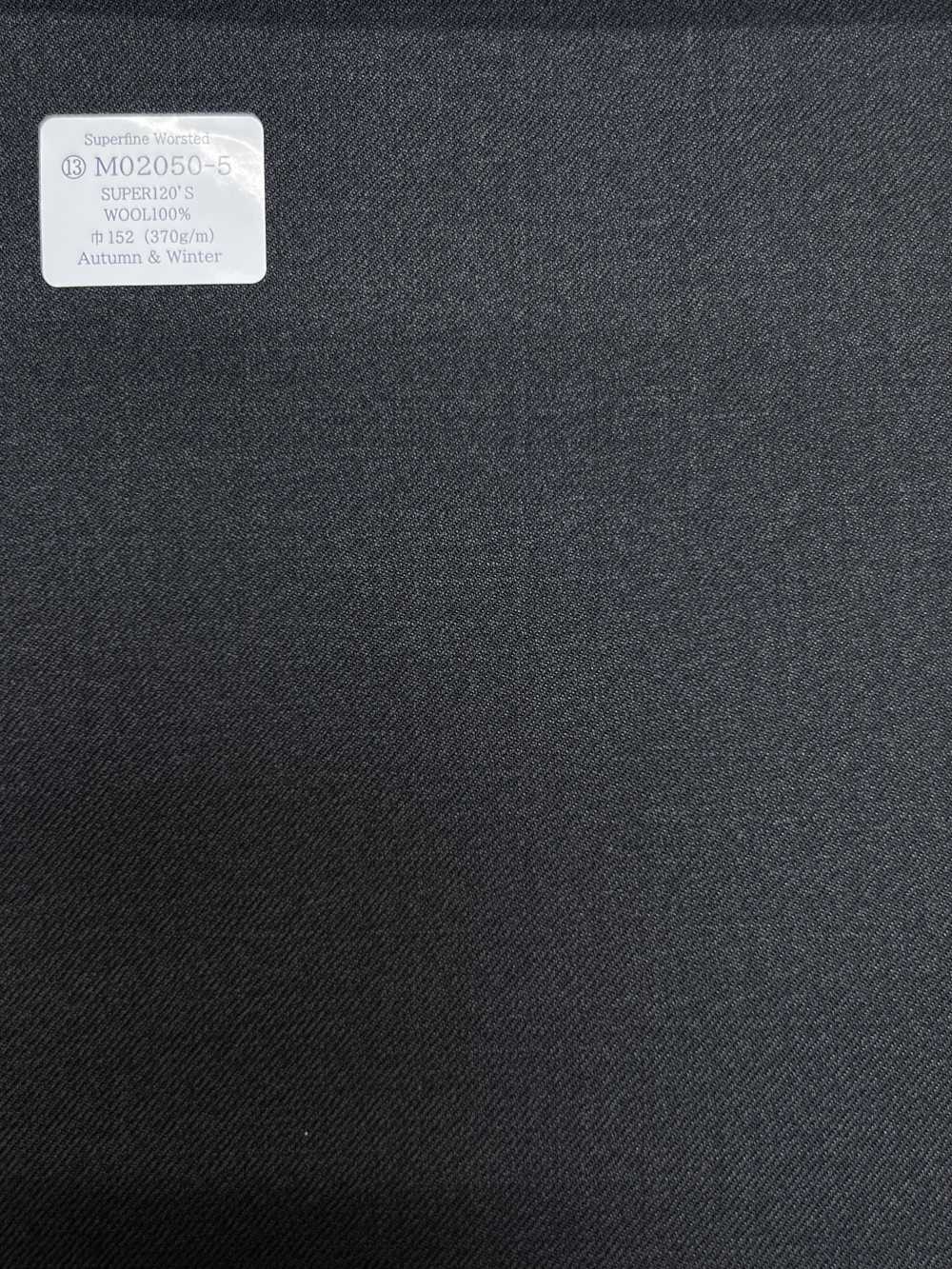 M02050-5 KUNISHIMA1850 独家系列【超细精纺】炭灰色纯色[面料] 国岛株式会社