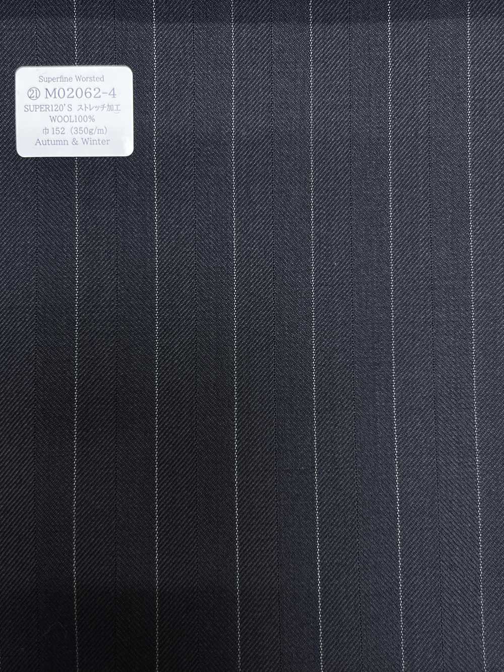 M02062-4 KUNISHIMA1850 独家系列【超精纺】海军蓝人字纹[面料] 国岛株式会社