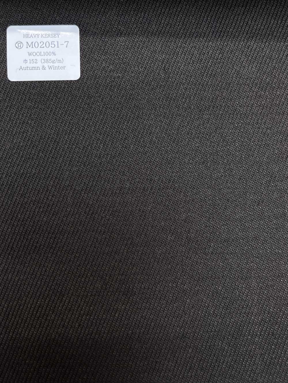 M02051-7 KUNISHIMA1850 独家系列 【重磅粗呢衫】 棕色纯色[面料] 国岛株式会社