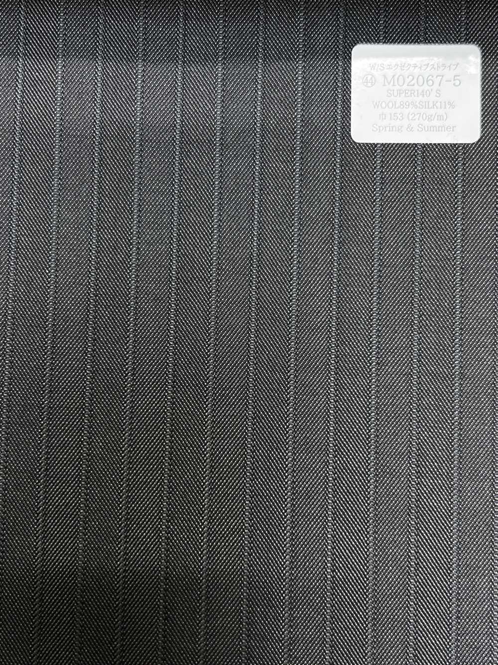 M02067-5 KUNISHIMA1850 独家系列 【W/S Executive 条纹】 灰色条纹[面料] 国岛株式会社