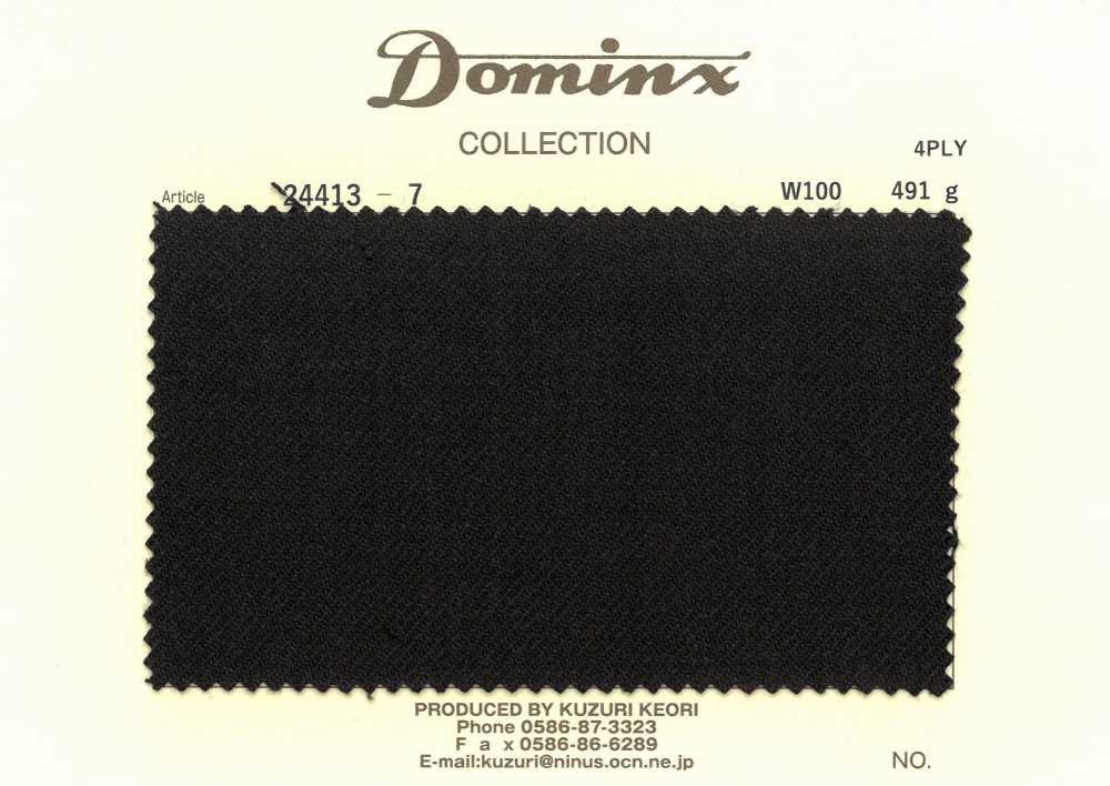 24413-7 【库存限量品】4PLY 羊毛100% DOMINX[面料] 葛根毛织物（DOMINX）