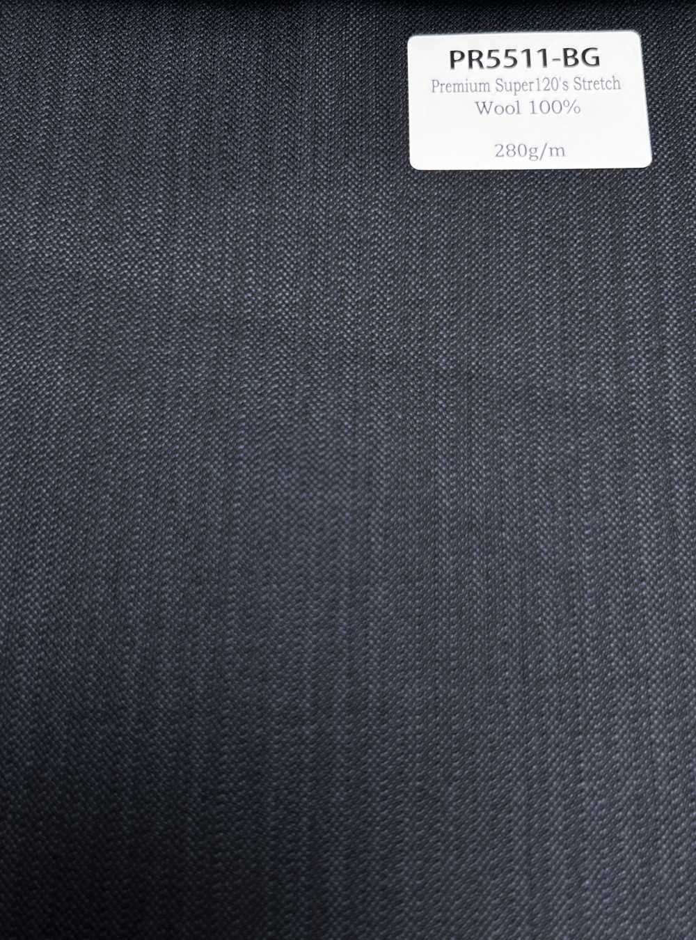 PR5511-BG 经典 日本国产 Premium Super120's 弹力 素色 蓝灰色[面料] 细井商事株式会社