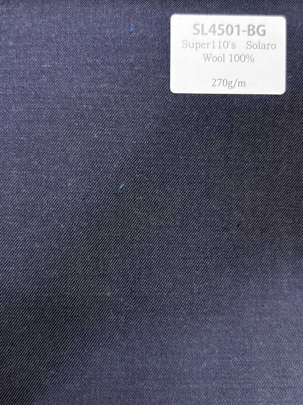 SL4501-BG 经典 国产 Super110’s 玉虫羊毛弹力 蓝灰色[面料] 细井商事株式会社