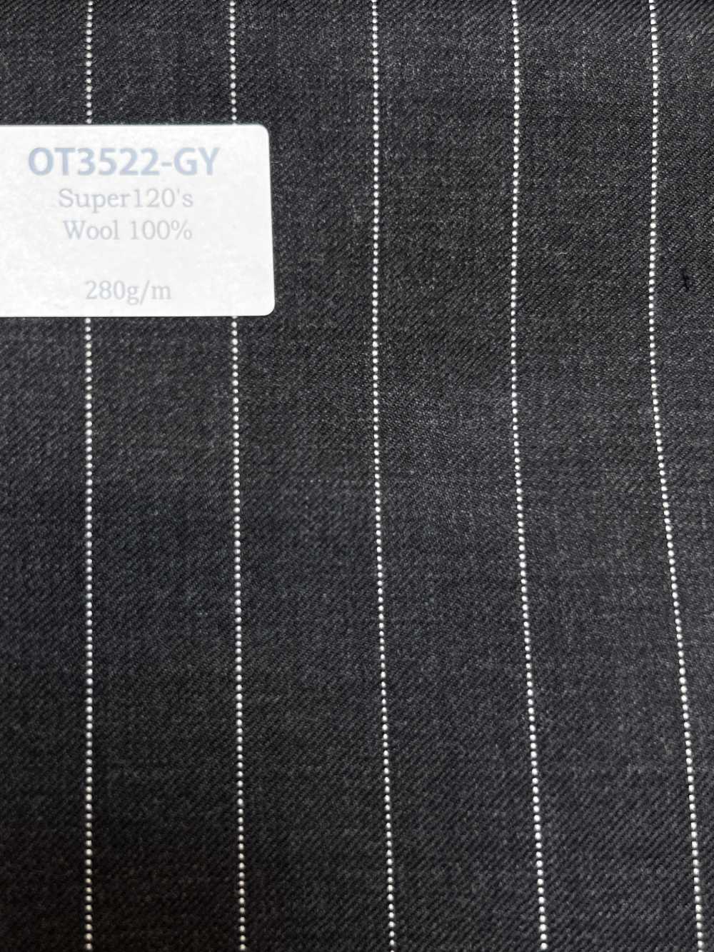 OT3522-GY 经典款 日本产 Super120's 100%羊毛 灰色[面料] 细井商事株式会社