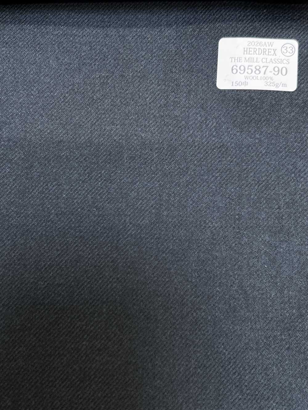69587-90 26AW HERDREX 【THE MILL CLASSICS】 Mill Classics 素色 烟雾绿[面料] 国岛株式会社