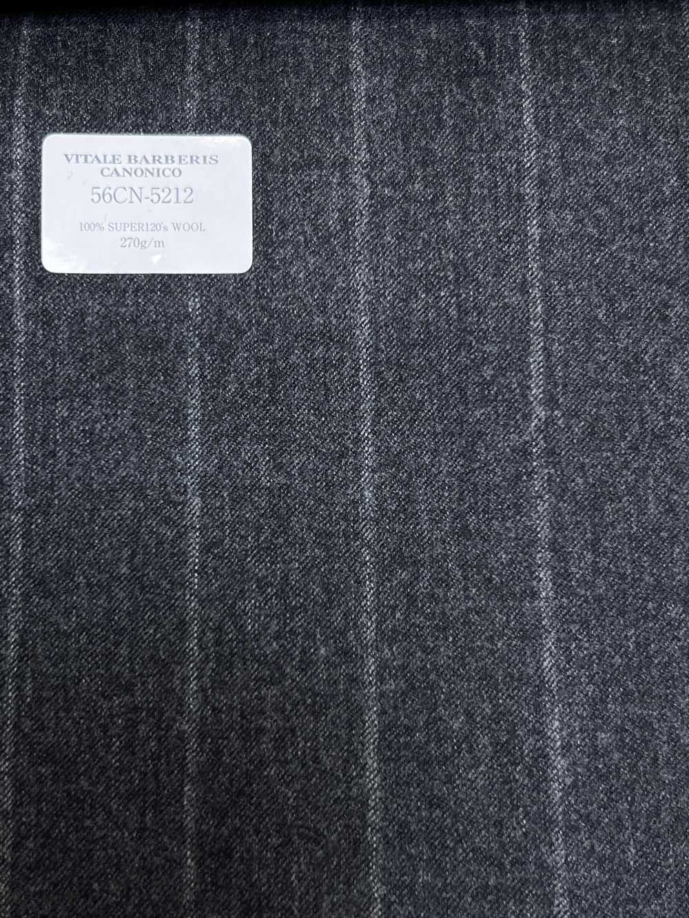 56CN5212 CANONICO（卡诺尼科）法兰绒 CLASSICS 灰色条纹[面料] 佳能