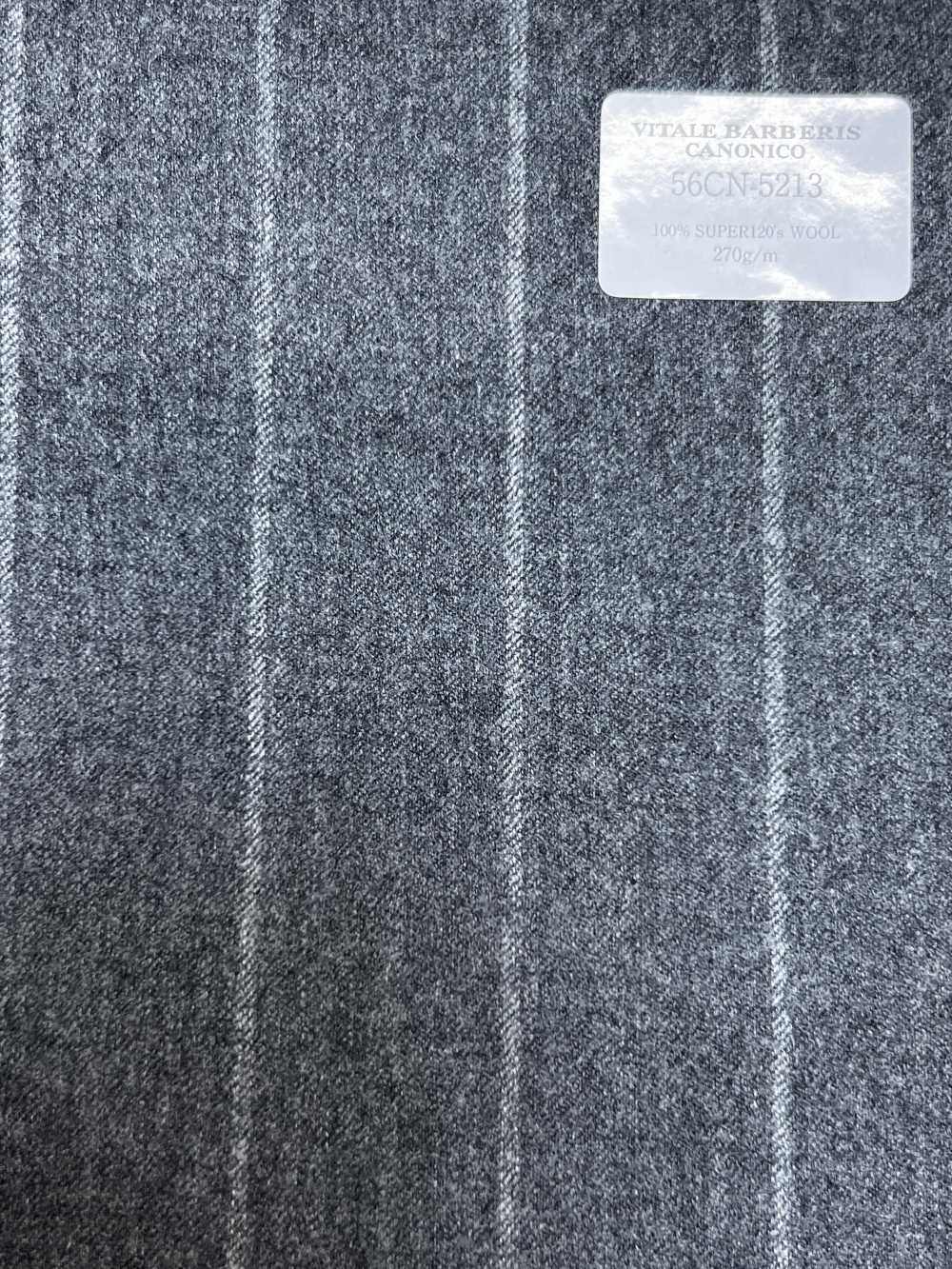56CN5213 CANONICO 法兰绒经典 浅灰条纹[面料] 佳能