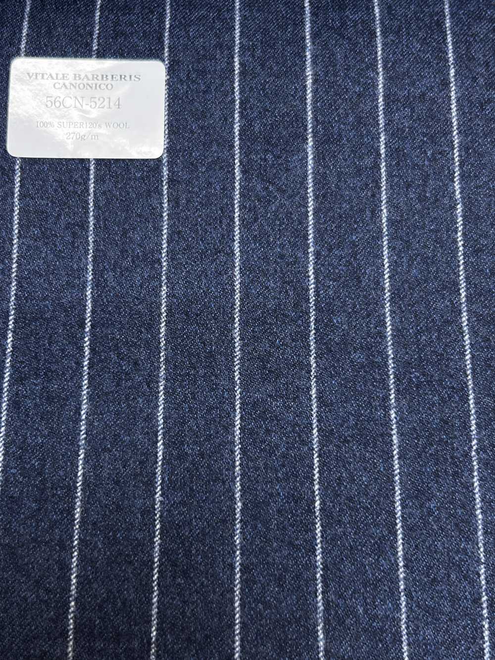56CN5214 CANONICO(卡诺尼科) 法兰绒经典 蓝色条纹[面料] 佳能