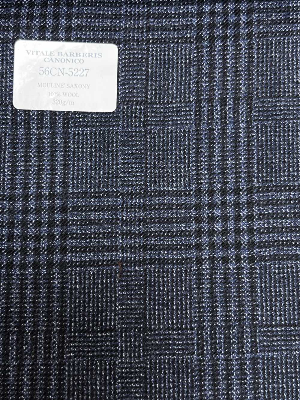 56CN5227 CANONICO（卡诺尼科） 21 MOULINE SAXONY 海军蓝 格伦格纹[面料] 佳能