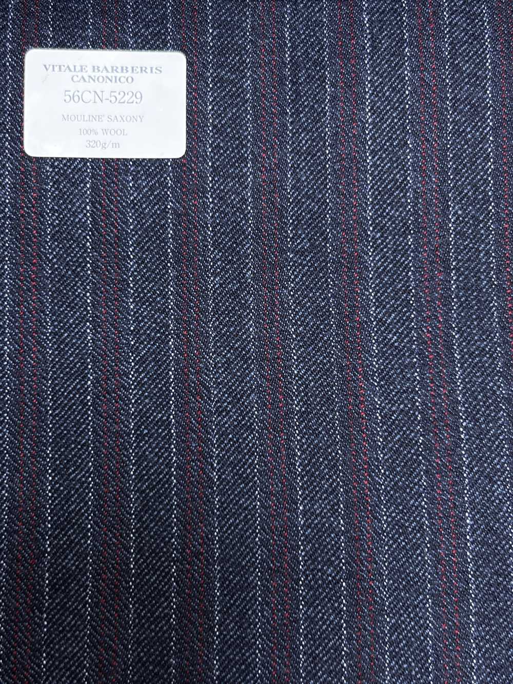 56CN5229 CANONICO（卡诺尼科） 21 双股萨克森 海军蓝/红条纹[面料] 佳能