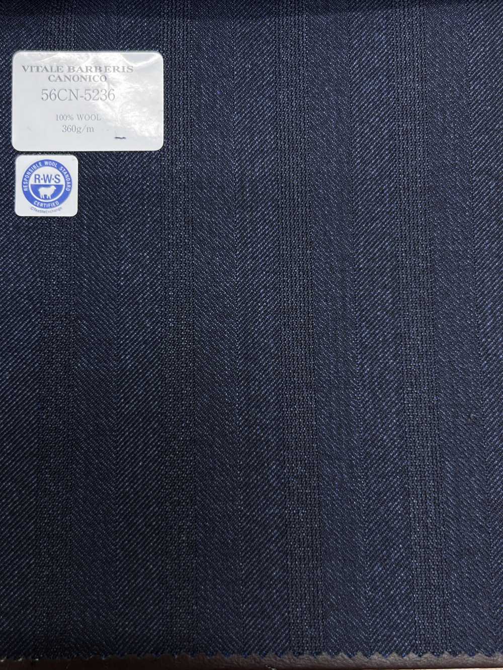 56CN5236 CANONICO RWS 传统精纺21 海军蓝 影条纹[面料] 佳能