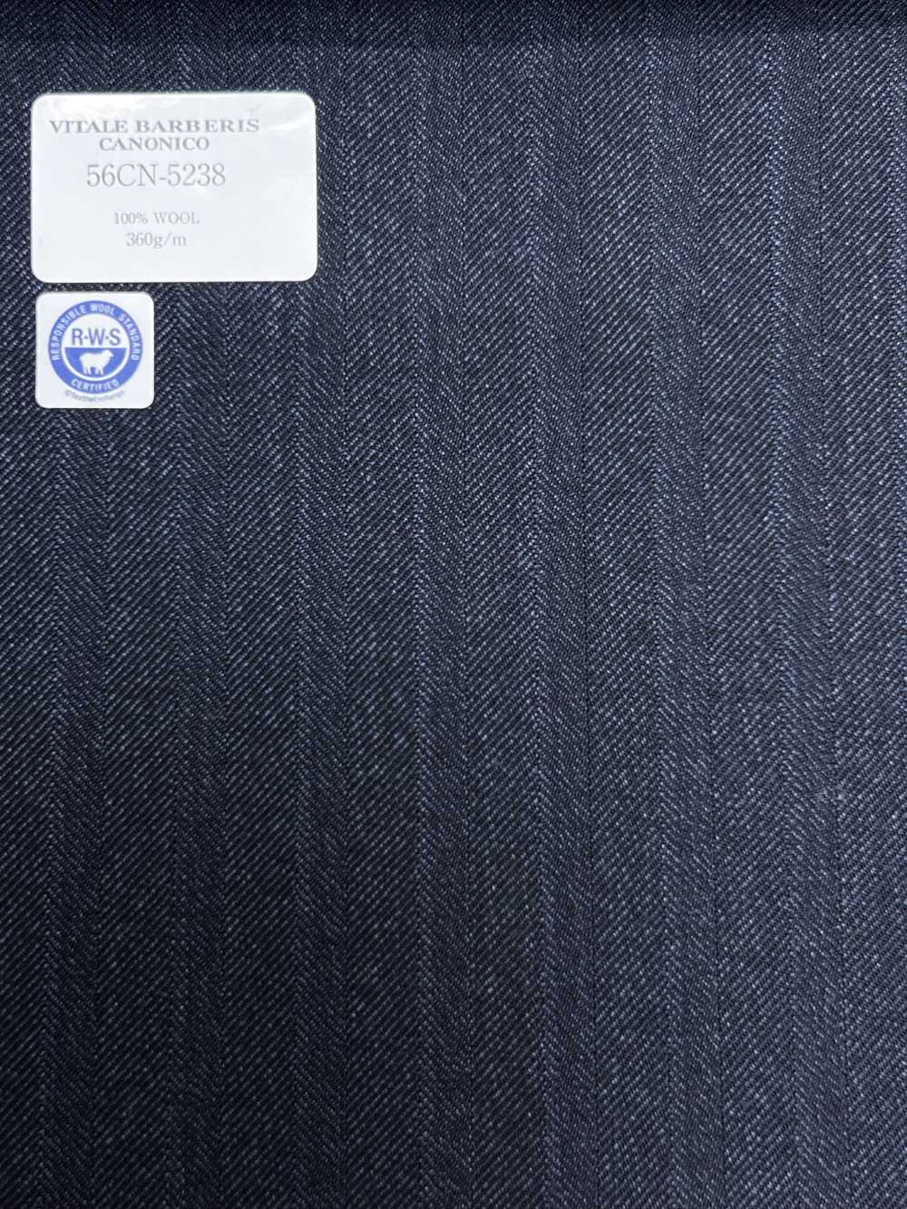 56CN5238 CANONICO RWS 传统精梳 21 深藏青 条纹[面料] 佳能