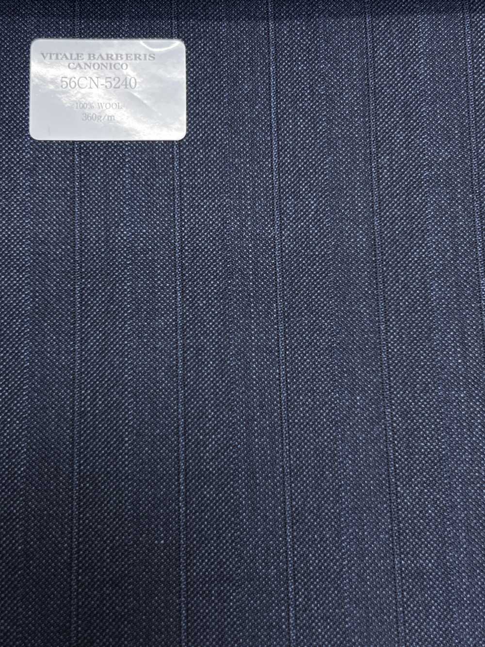 56CN5240 CANONICO（卡诺尼科）传统精纺21 深藏青 影纹条纹[面料] 佳能