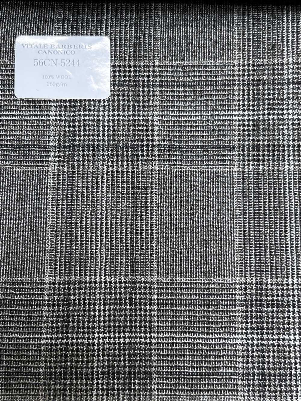 56CN5244 CANONICO（卡诺尼科） 磨毛热带呢 棕色格伦格纹[面料] 佳能