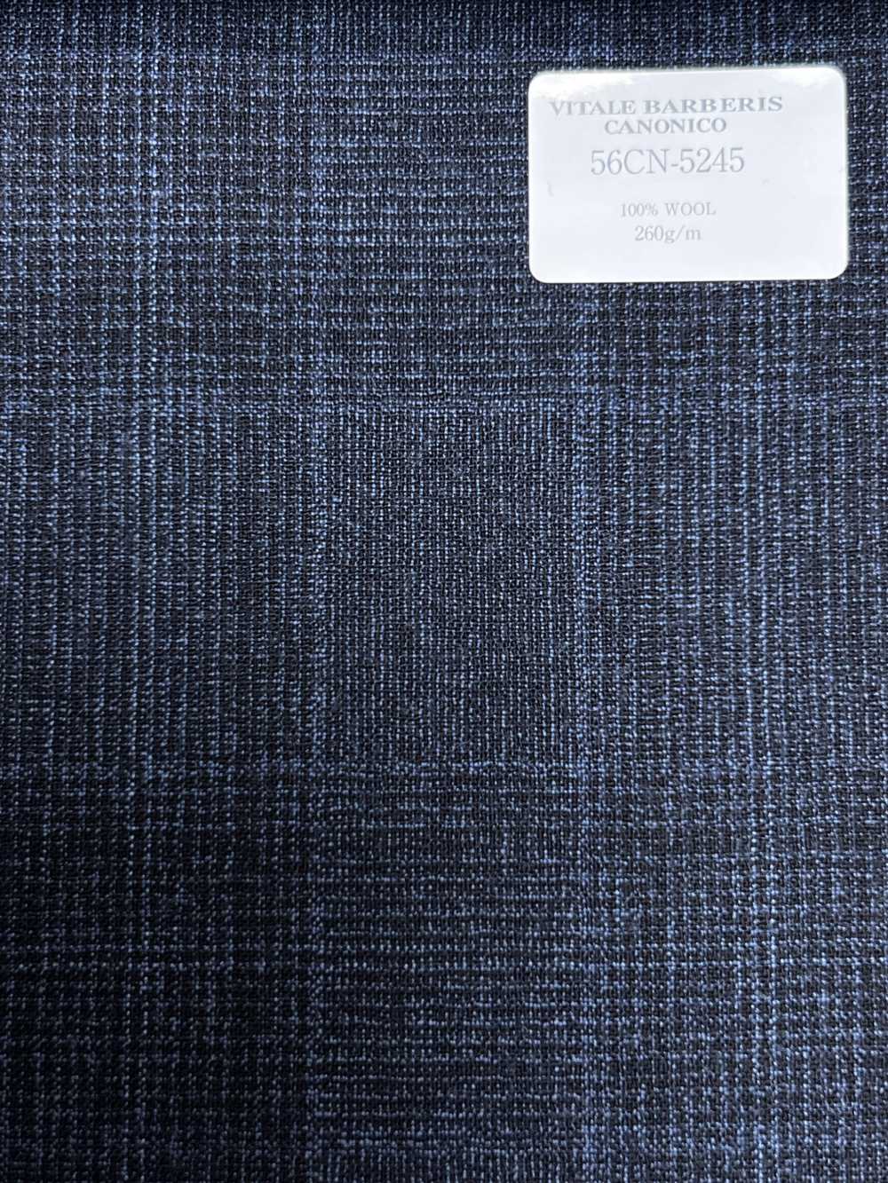 56CN5245 CANONICO(卡诺尼科) 磨毛热带呢 海军蓝 格伦格纹[面料] 佳能