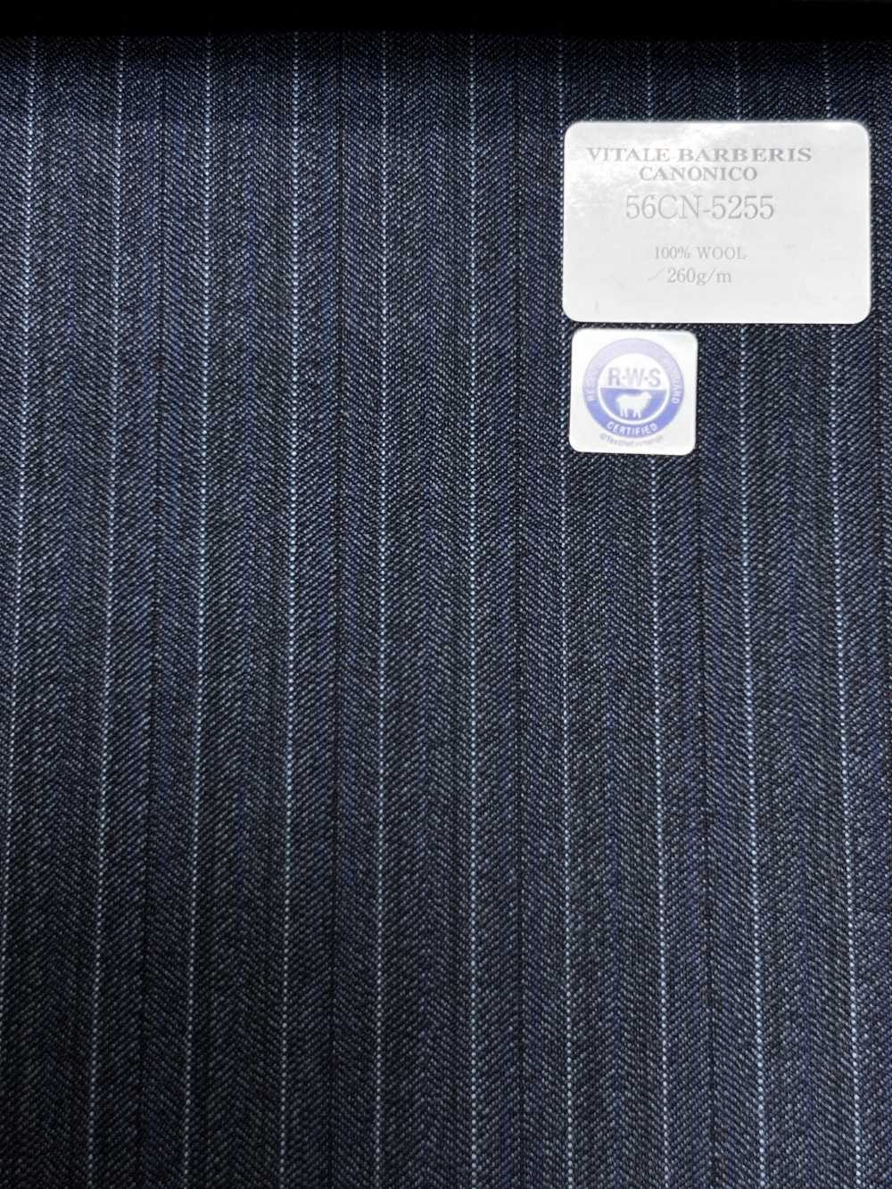 56CN5255 CANONICO RWS 21 PRUNELLE 海军蓝条纹[面料] 佳能