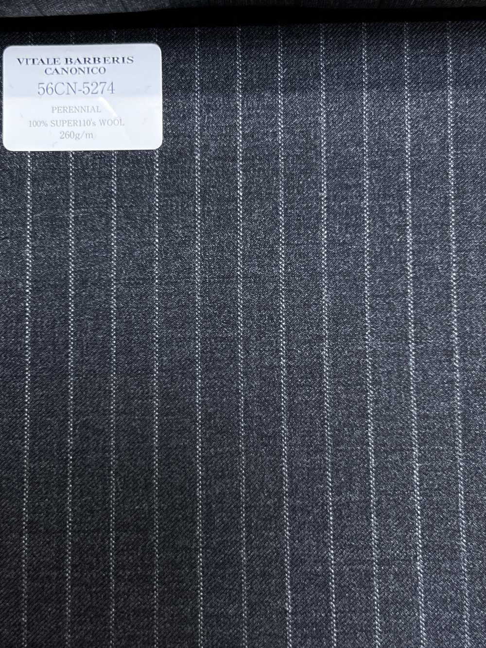 56CN5274 CANONICO（卡诺尼科）PERENNIAL-CLASSICS 深灰色条纹[面料] 佳能